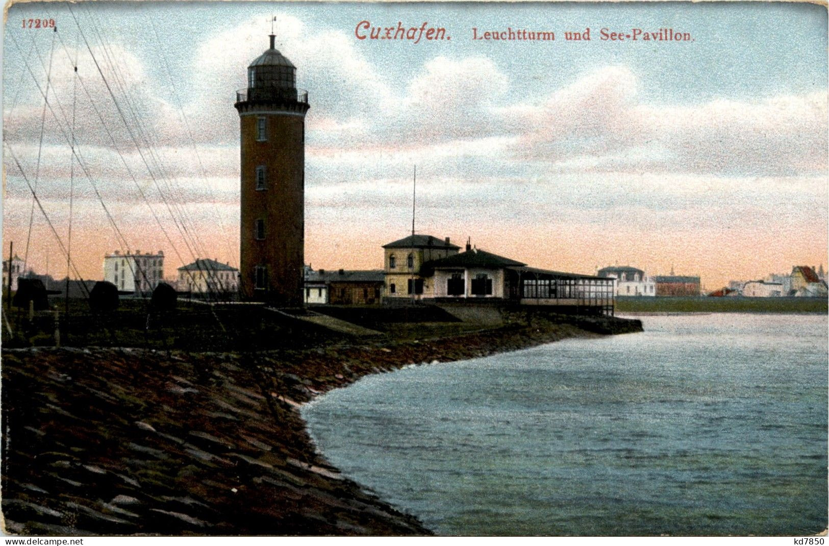 Cuxhafen - Leuchtturm Und See Pavillon - Cuxhaven