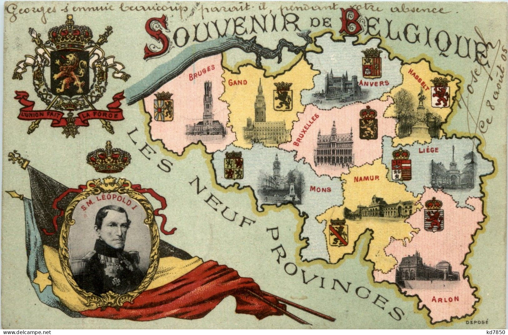 Souvenir De Belgique - Andere & Zonder Classificatie