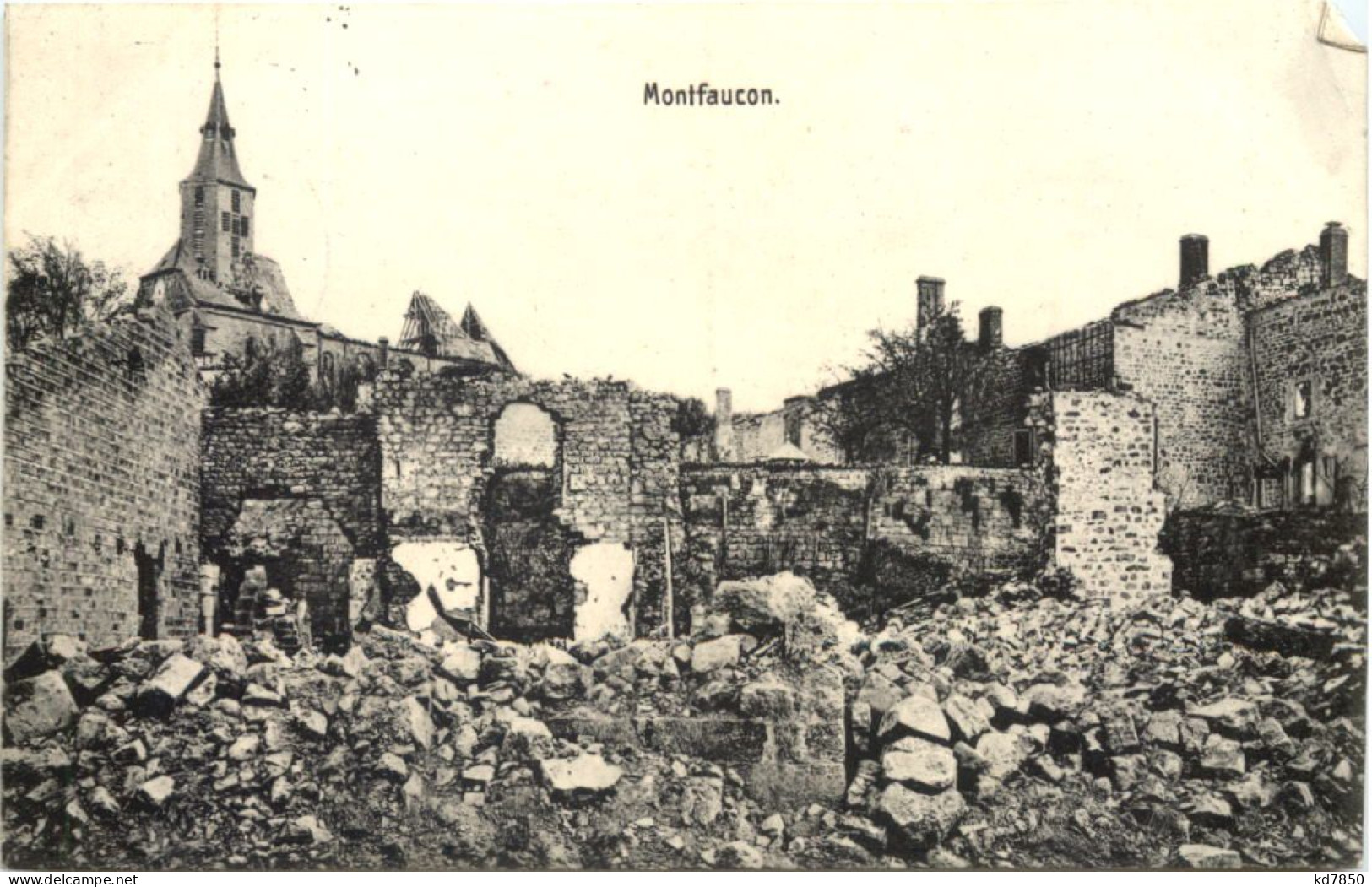 Montfaucon - Feldpost - 121 Inf Div - Autres & Non Classés