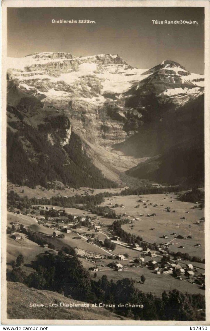 Les Diablerets Et Creux De Champ - Autres & Non Classés