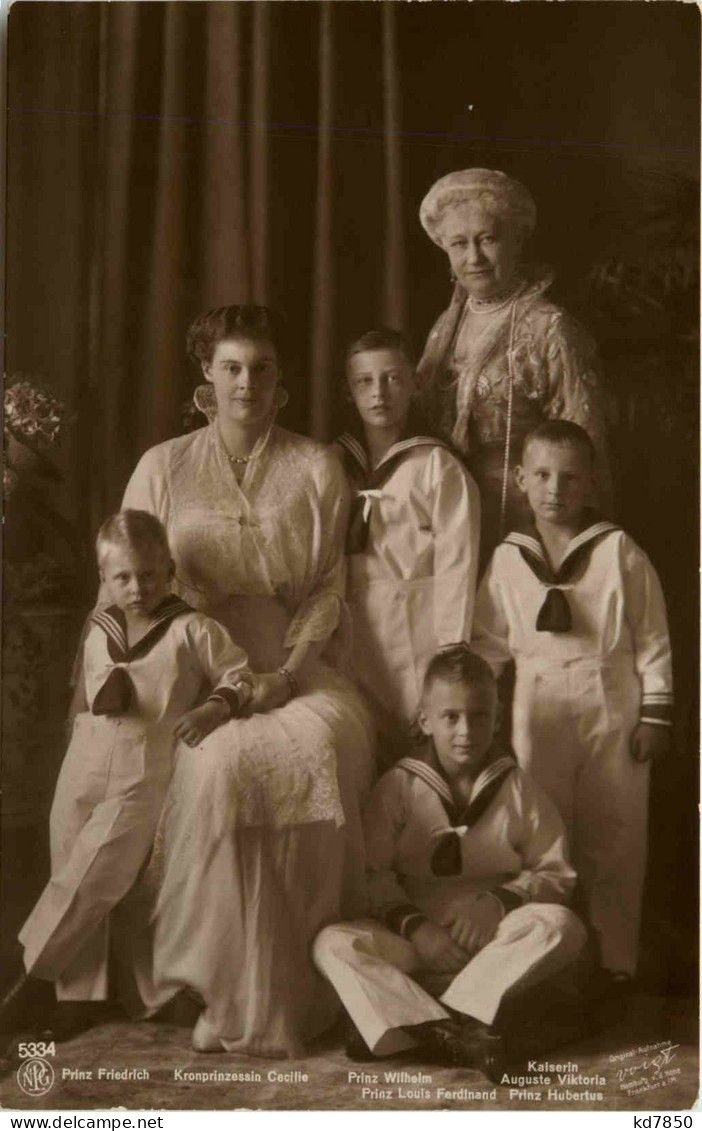 Kronprinzessin Cecilie Mit Kaiserin - Royal Families