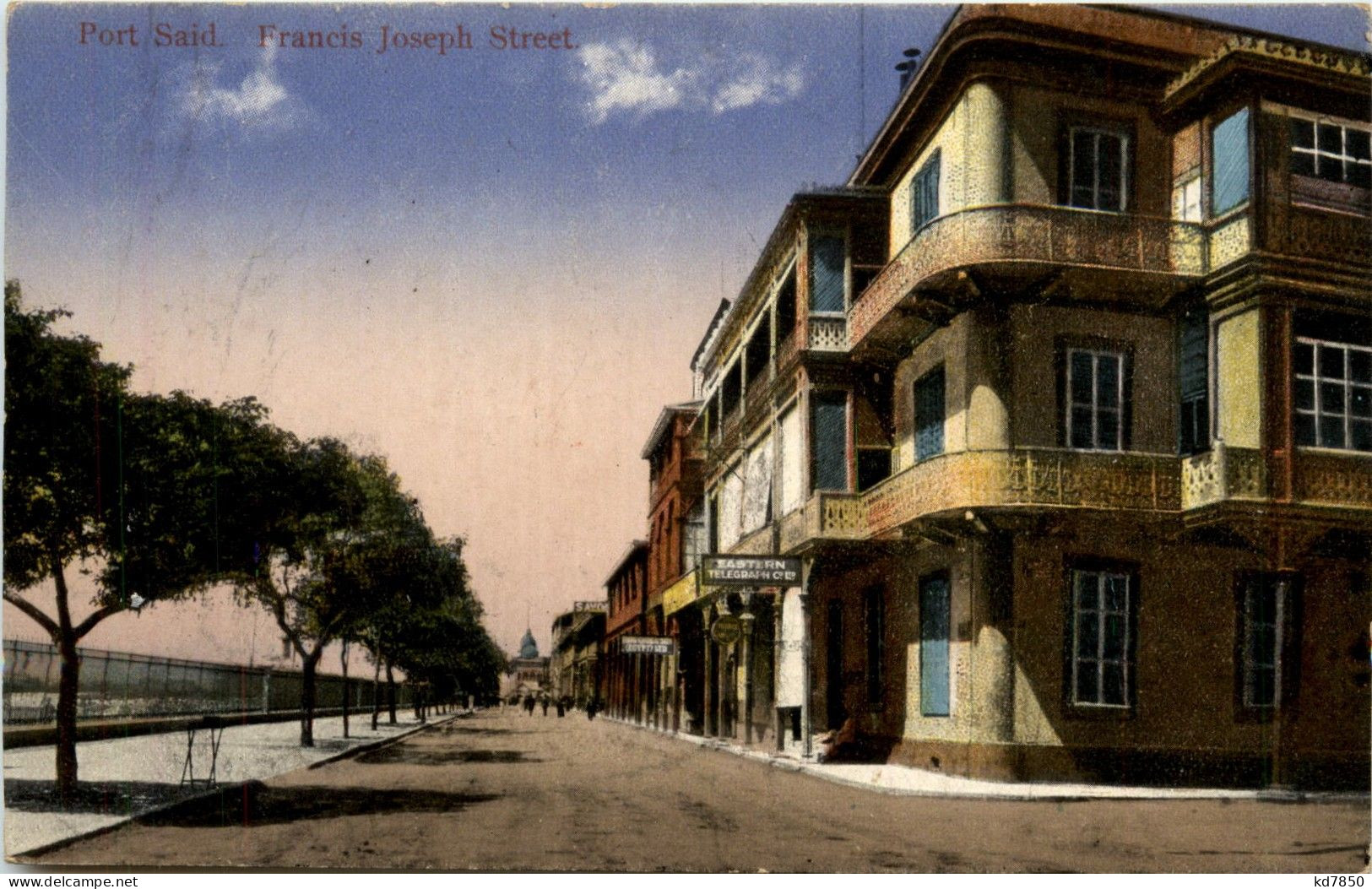 Port Said - Francis Joseph Street - Puerto Saíd