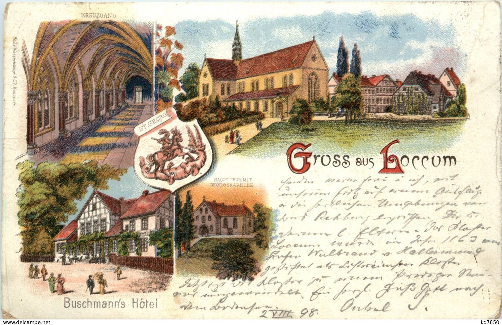 Gruss Aus Loccum - Litho - Other & Unclassified