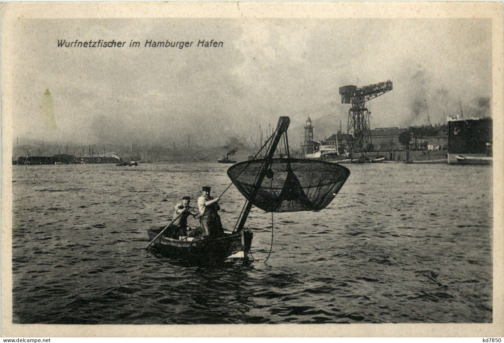 Hamburg Hafen - Wurfnetzfischer - Other & Unclassified