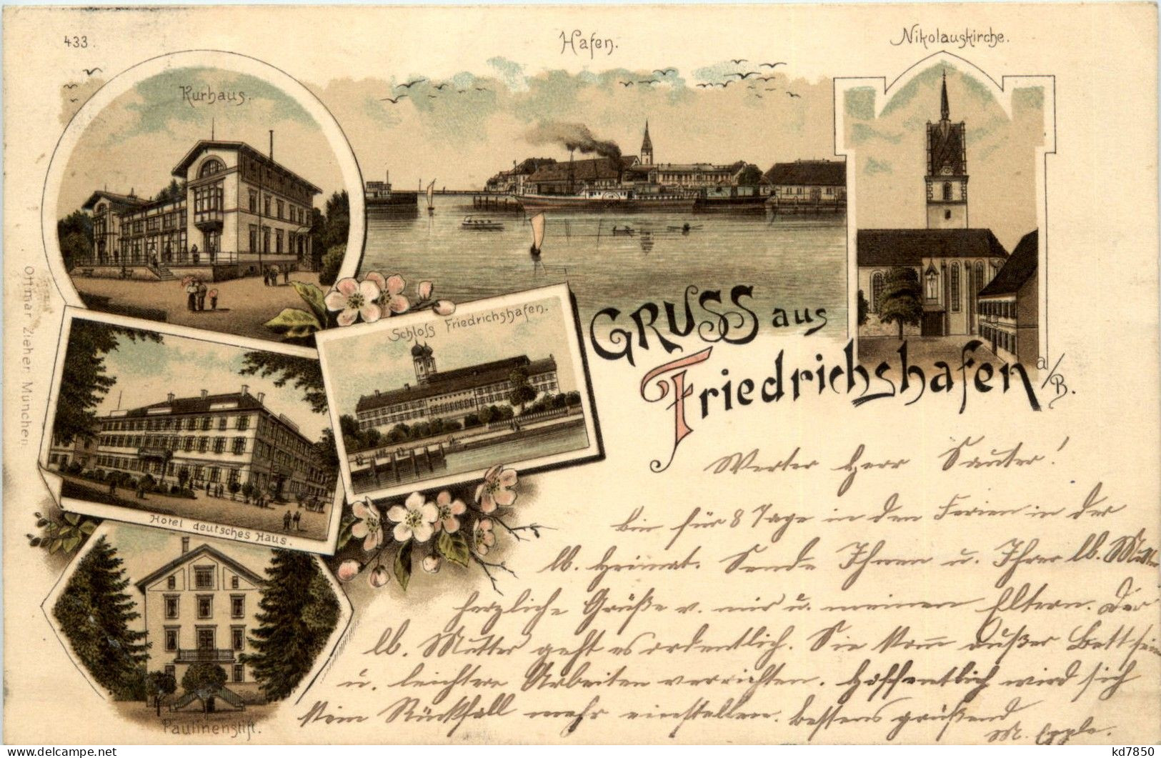 Gruss Aus Friedrichshafen - Litho - Friedrichshafen