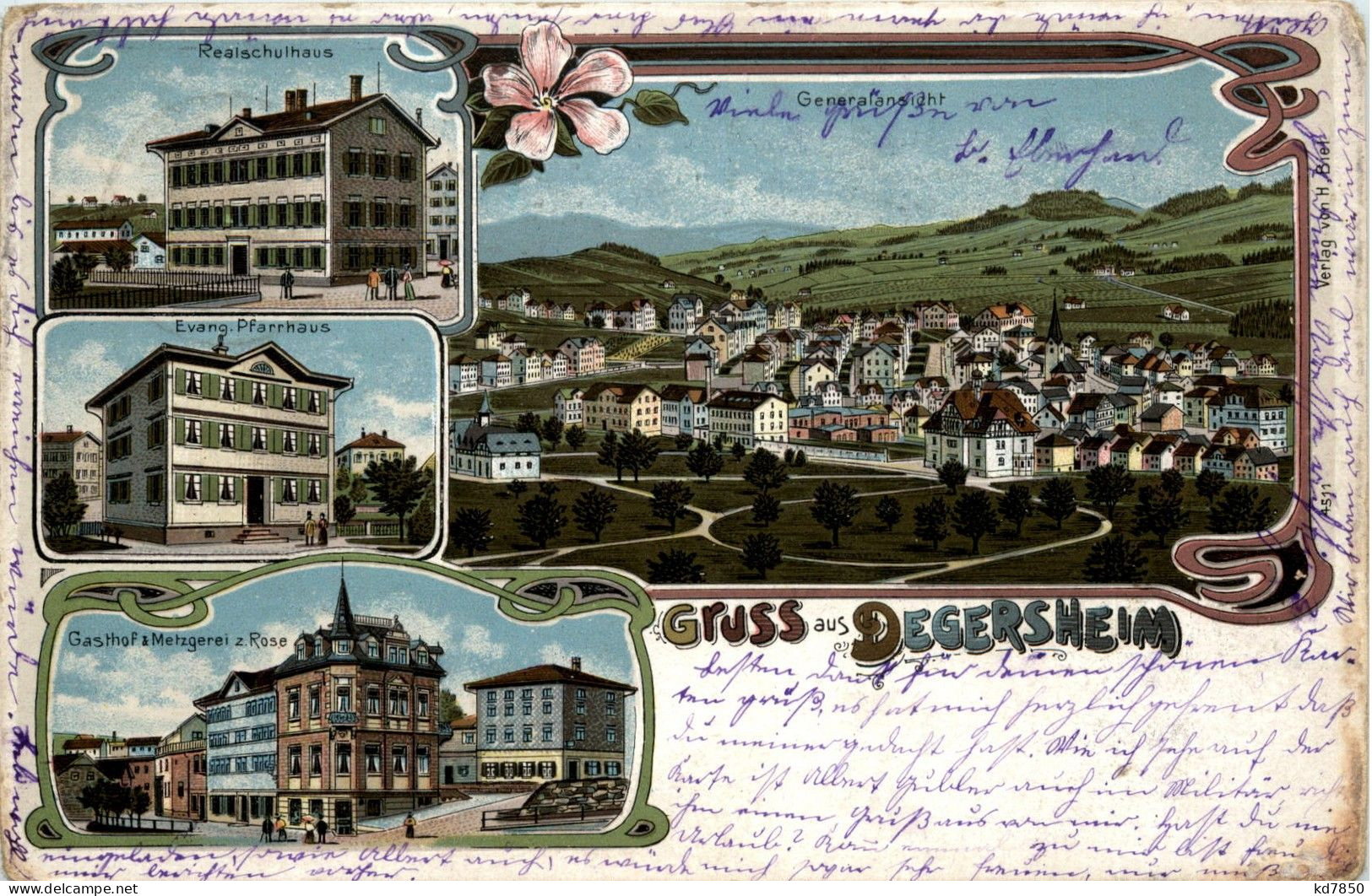 Gruss Aus Degersheim - Litho - Degersheim