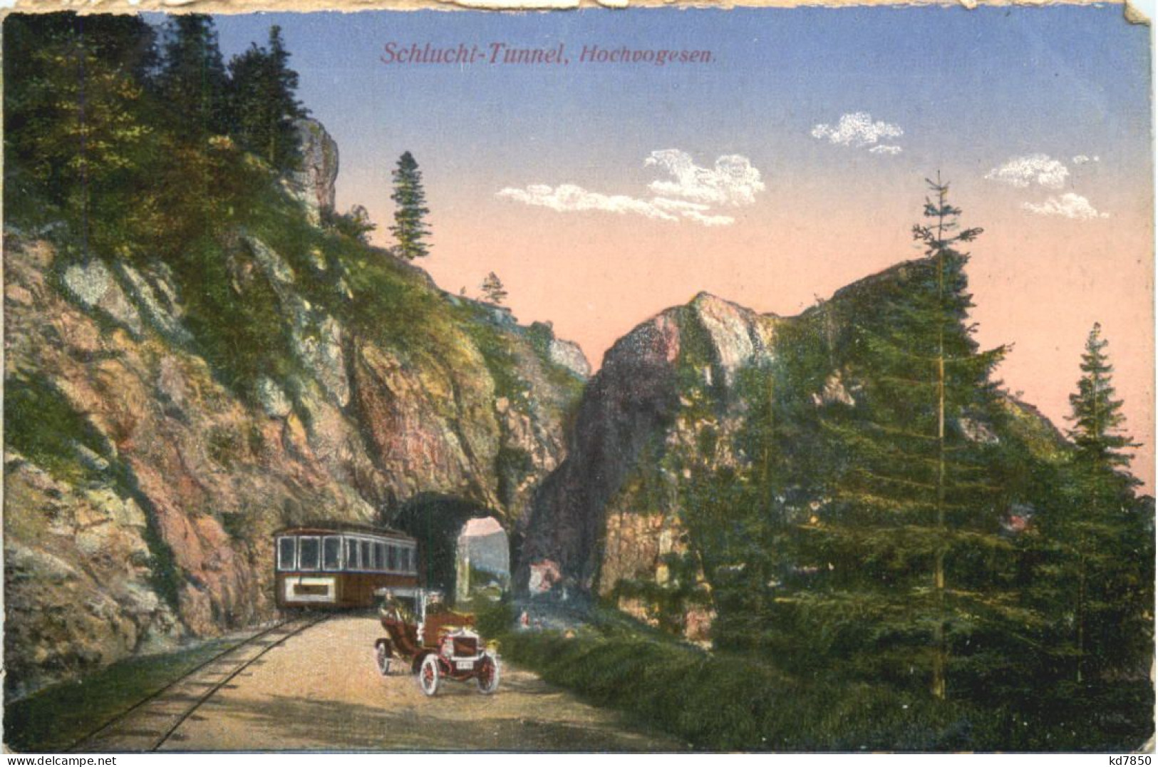 Schlucht Tunnel - Vogesen - Feldpost 6. Landwehr Div - Altri & Non Classificati