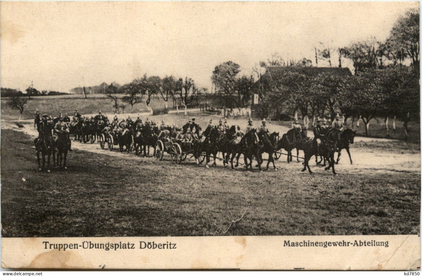 Truppenübungsplatz Döberitz - Maschinengewehr Abteilung - Dallgow-Doeberitz