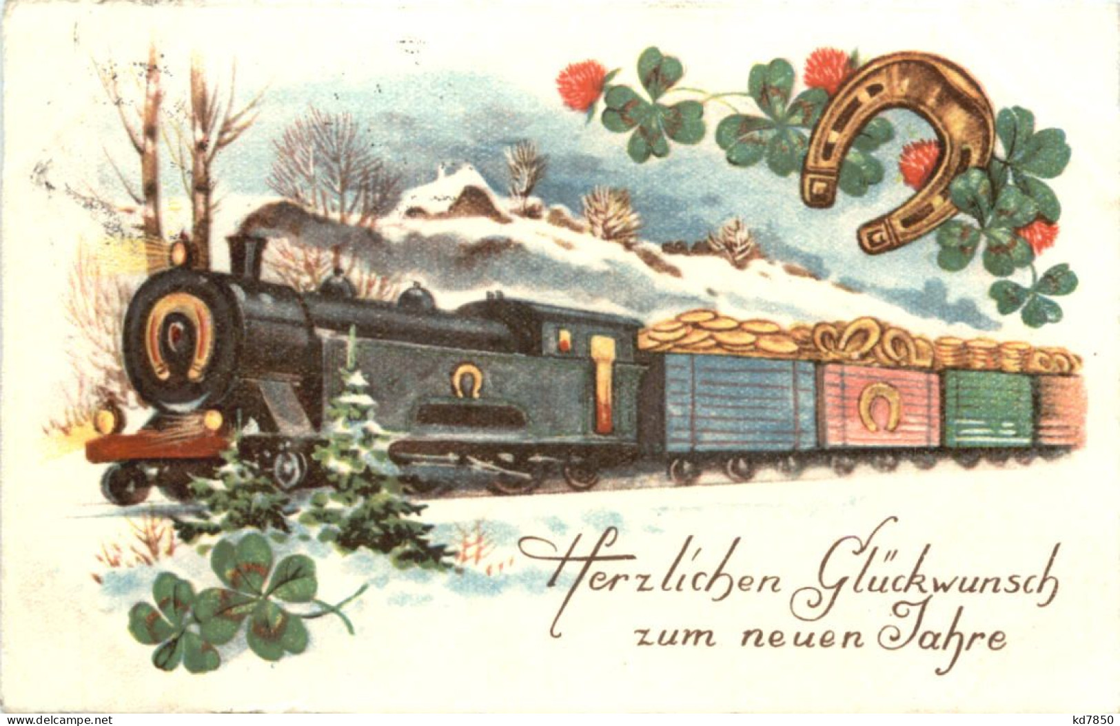 Neujahr - Eisenbahn - New Year