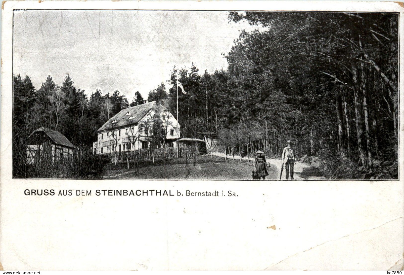 Gruss Aus Dem Steinbachthal Bei Bernstadt - Goerlitz