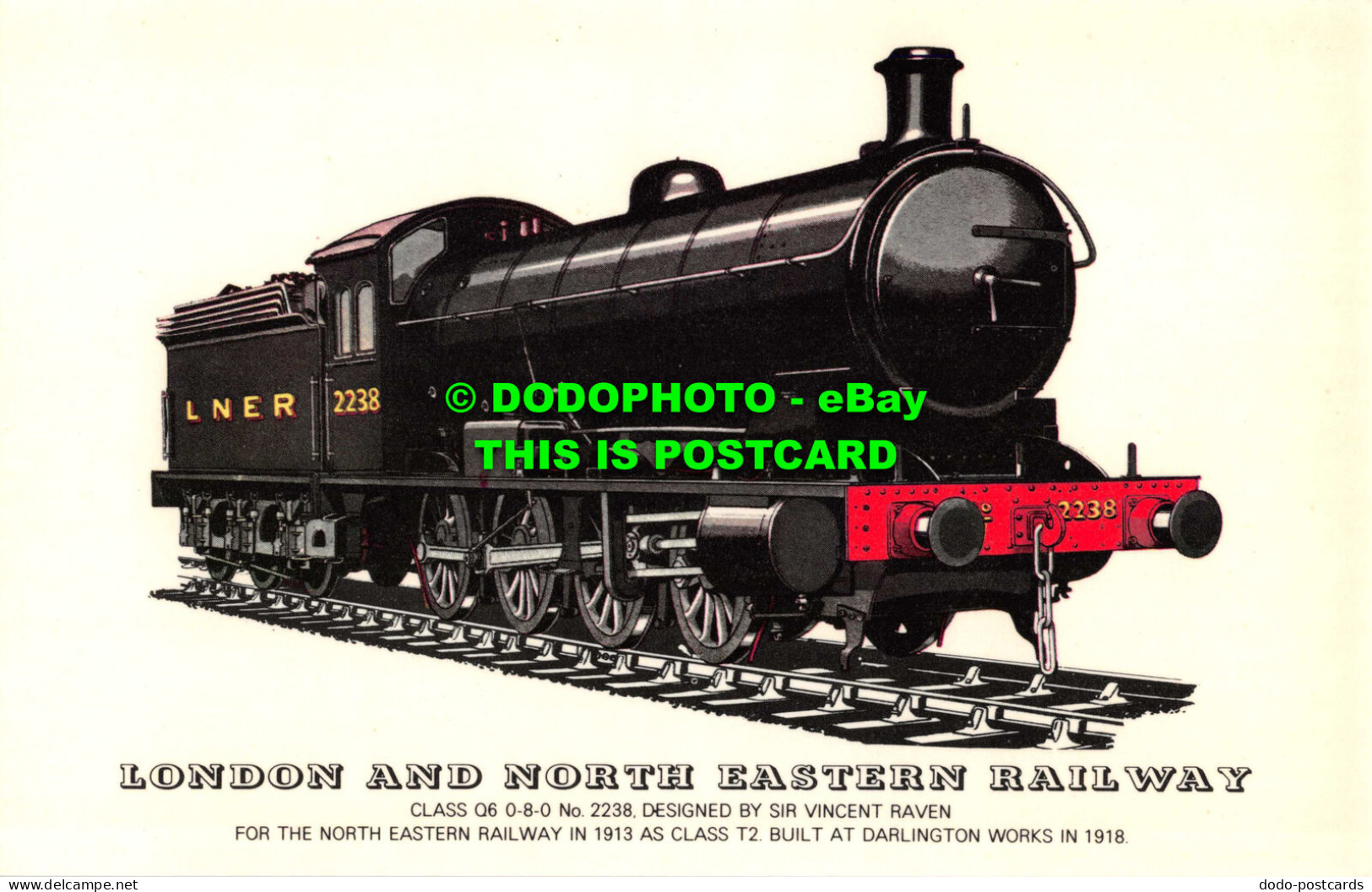 R542811 London And North Eastern Railway. Class. Q. 6. 0. 8. 0. No. 2238. By Sir - Sonstige & Ohne Zuordnung