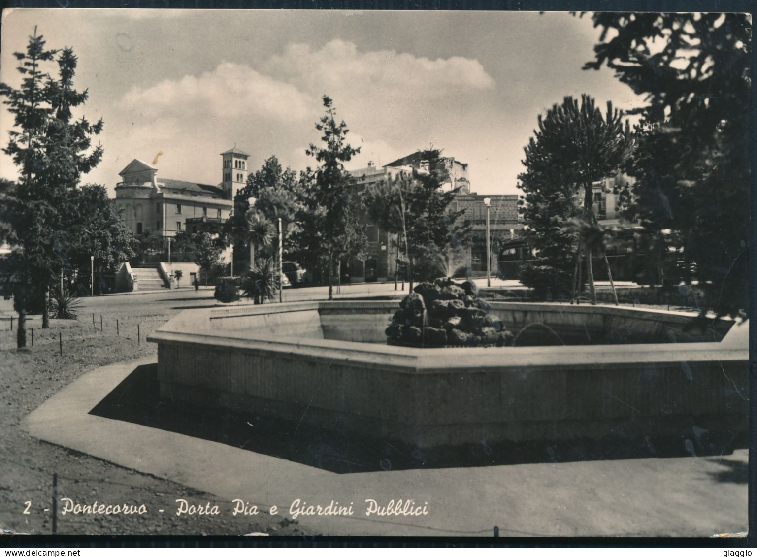 °°° 30846 - PONTECORVO - PORTA PIA E GIARDINI PUBBLICI (FR) 1957 °°° - Andere & Zonder Classificatie