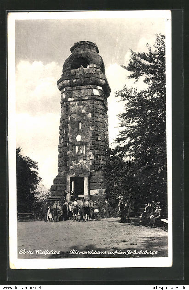 AK Porta Westfalica, Bismarckturm Auf Dem Jakobsberge  - Porta Westfalica