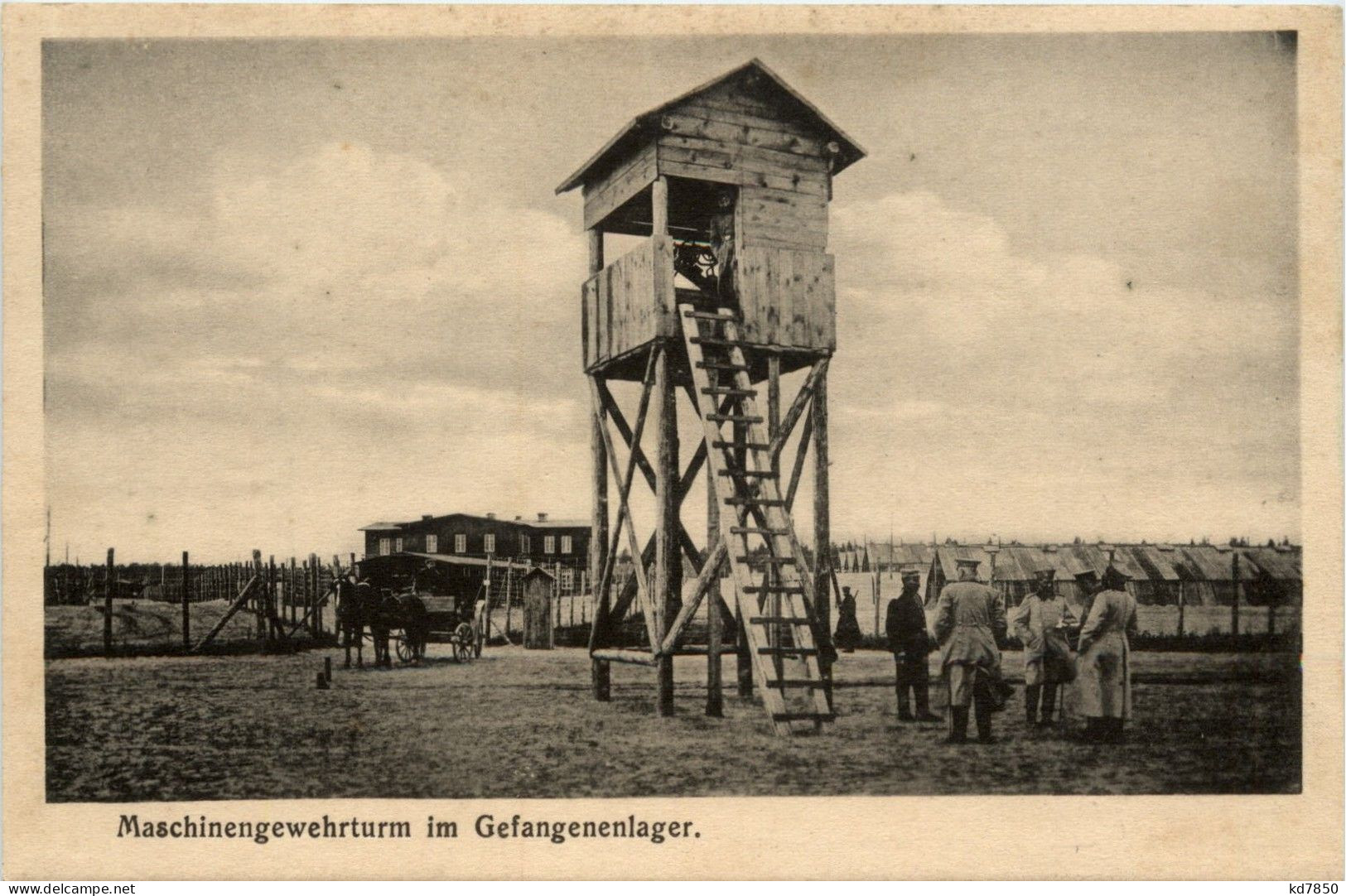 Maschinengewehrturm Im Gefangenenlager - Weltkrieg 1914-18