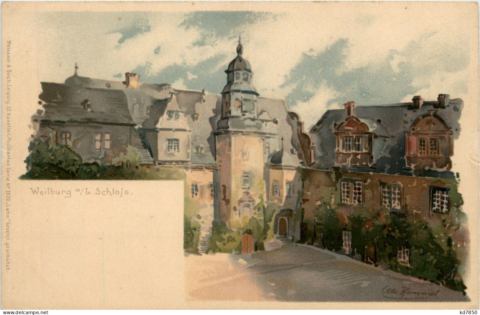 Weilburg - Schloss - Litho - Weilburg