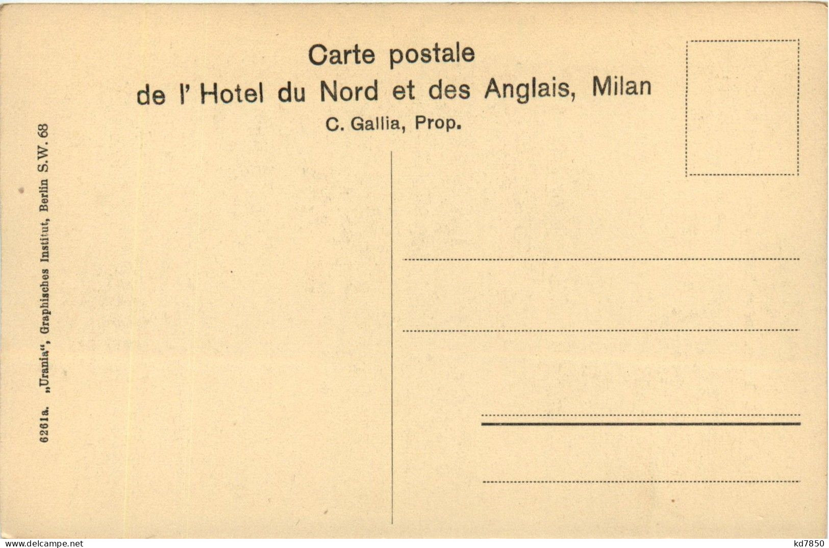 Milan - Hotel Du Nord - Milano