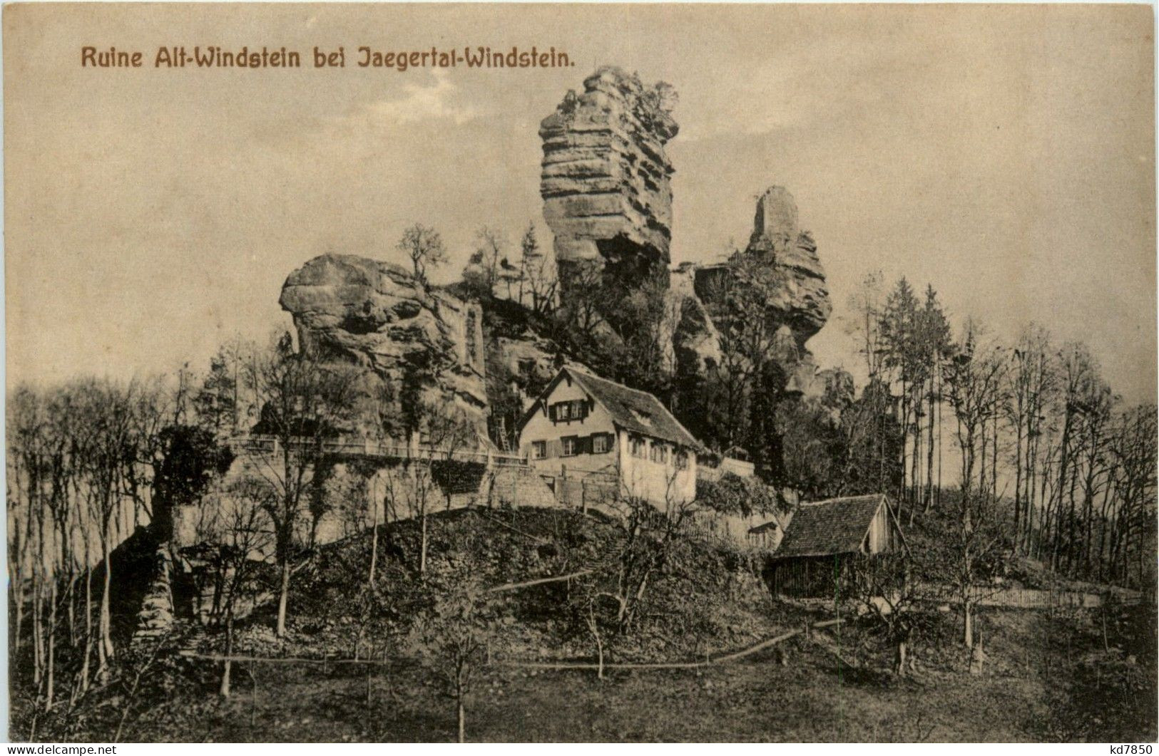 Ruine Alt Windstein Bei Jaegertal-Windstein - Niederbronn Les Bains