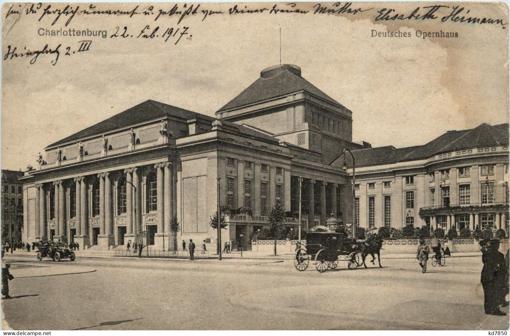 Berlin/diverse Stadtteile - Berlin, Deutsches Opernhaus - Andere & Zonder Classificatie