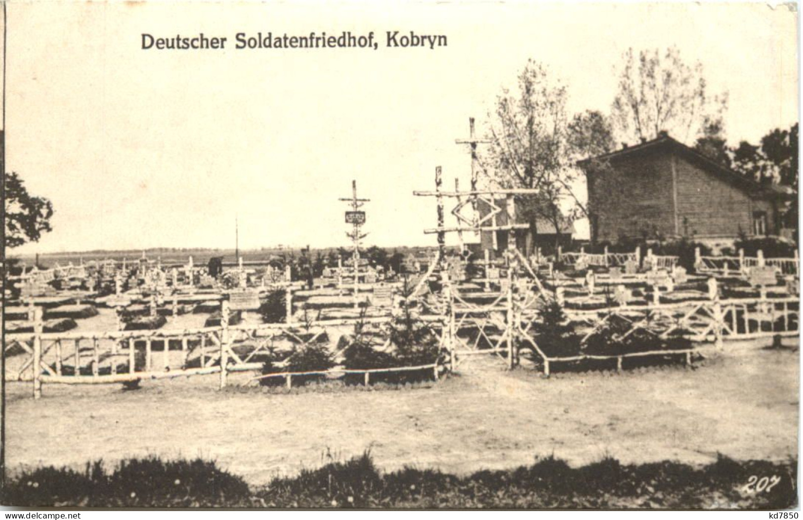 Kobryn - Deutscher Soldatenfriedhof - Feldpost - Weißrussland