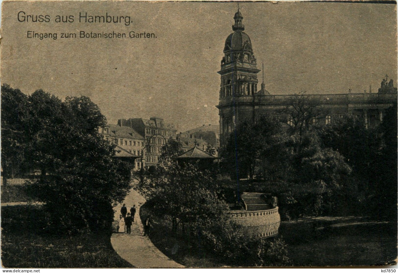Hamburg/diverse Stadtteile - Hamburg, Eingang Zum Botanischer Garten - Autres & Non Classés