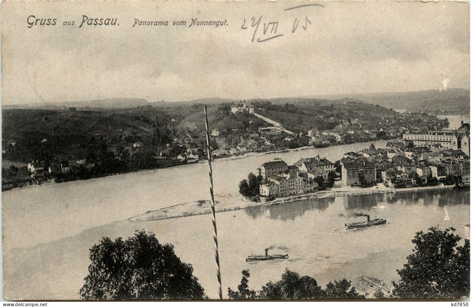 Passau/Bayern - Passau, Panorama Vom Nonnengut - Passau