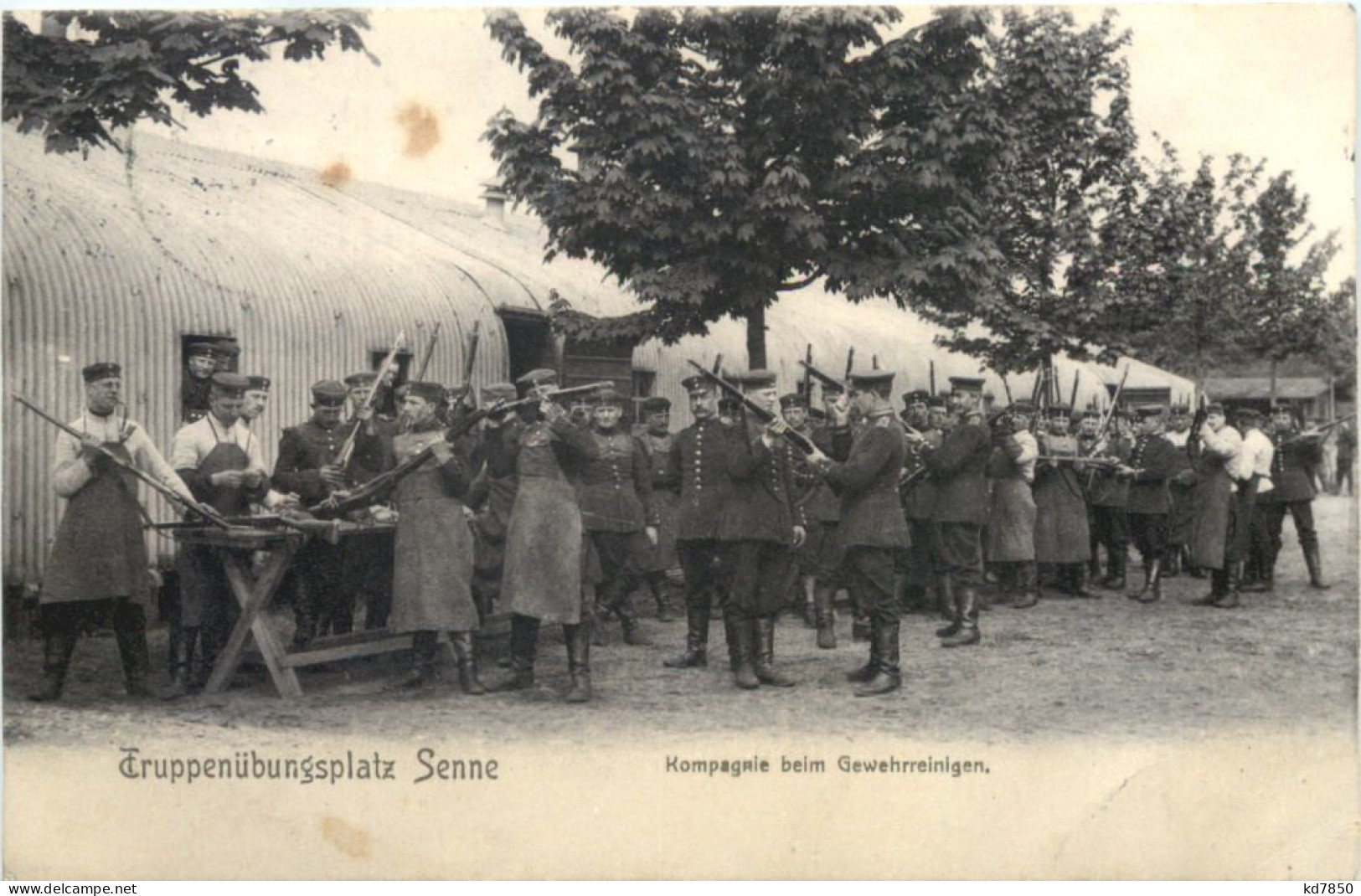 Truppenübungsplatz Senne - Kompagnie Beim Gewehrreinigen - Paderborn