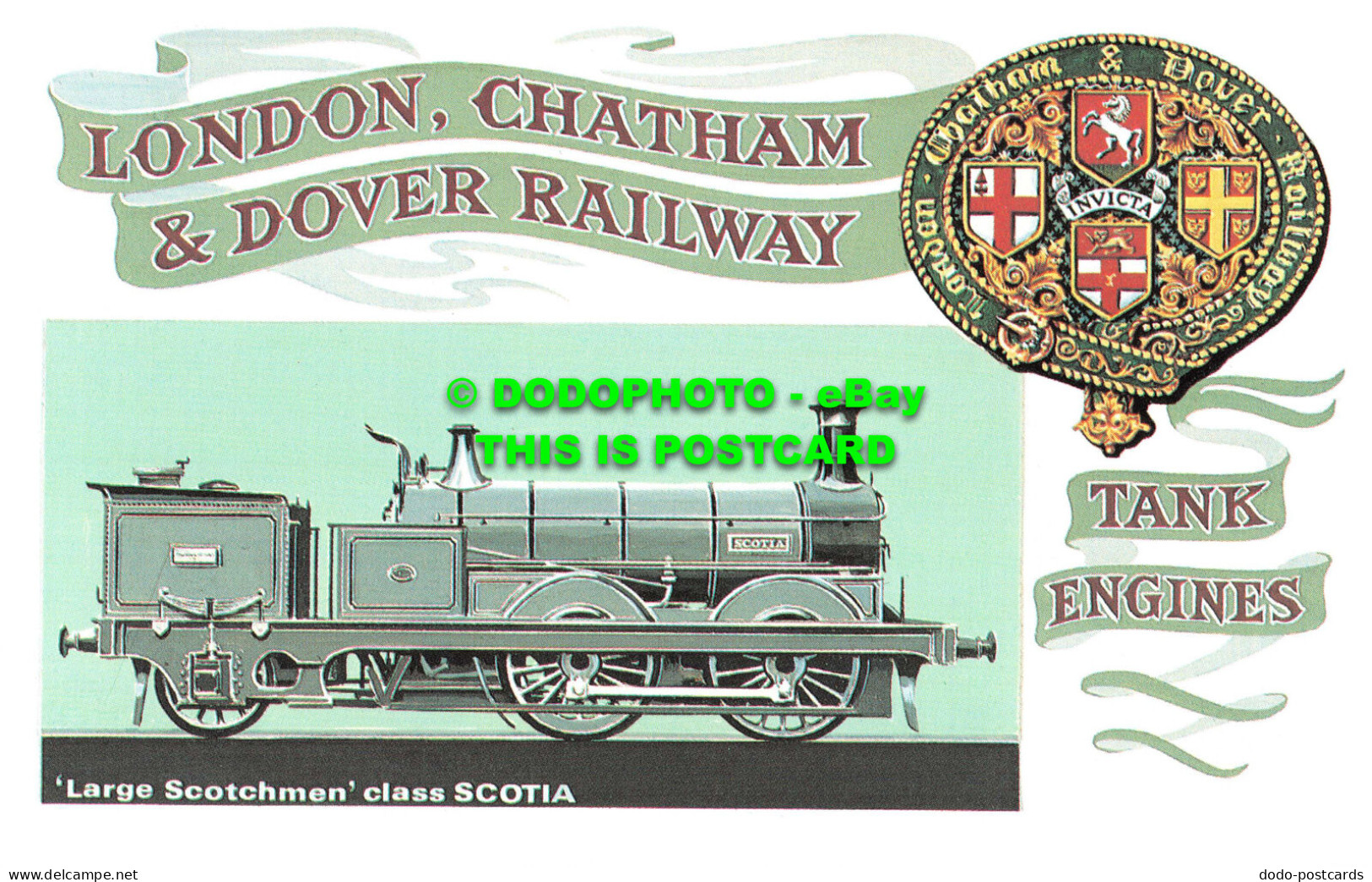 R542922 London. Chatham And Dover Railway. Tank Engines. Large Scotchmen Class S - Altri & Non Classificati