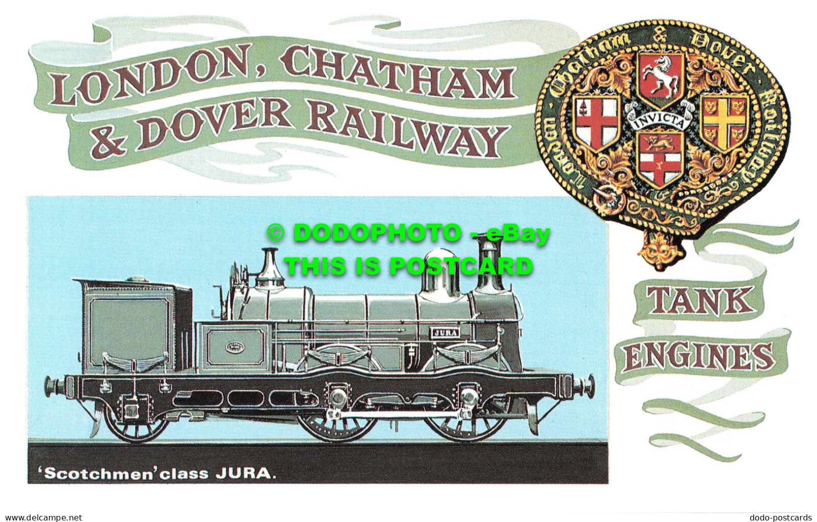 R542923 London. Chatham And Dover Railway. Tank Engines. Scotchmen Class Jura. D - Autres & Non Classés