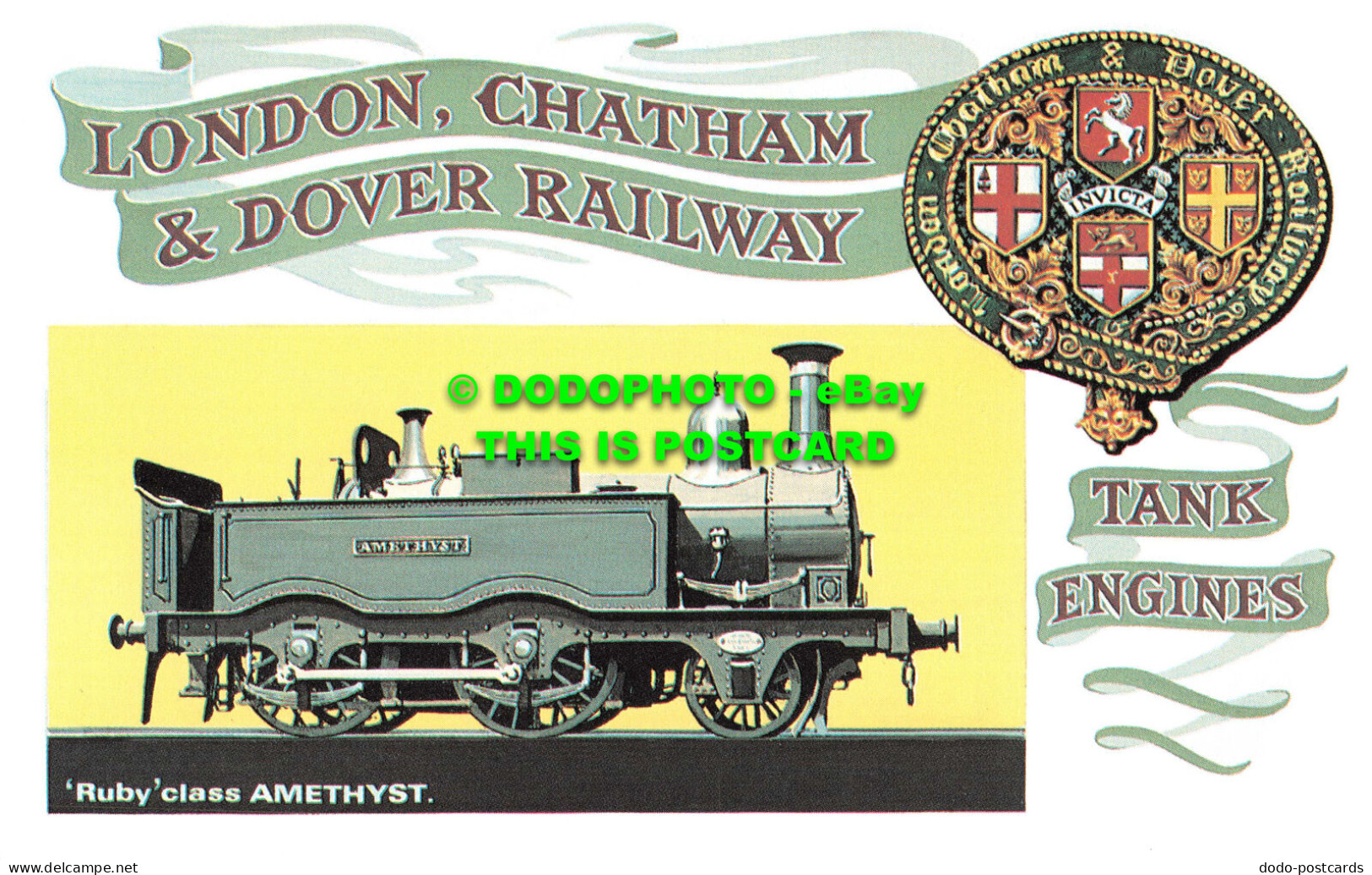 R542925 London. Chatham And Dover Railway. Tank Engines. Ruby Class Amethyst. Da - Autres & Non Classés