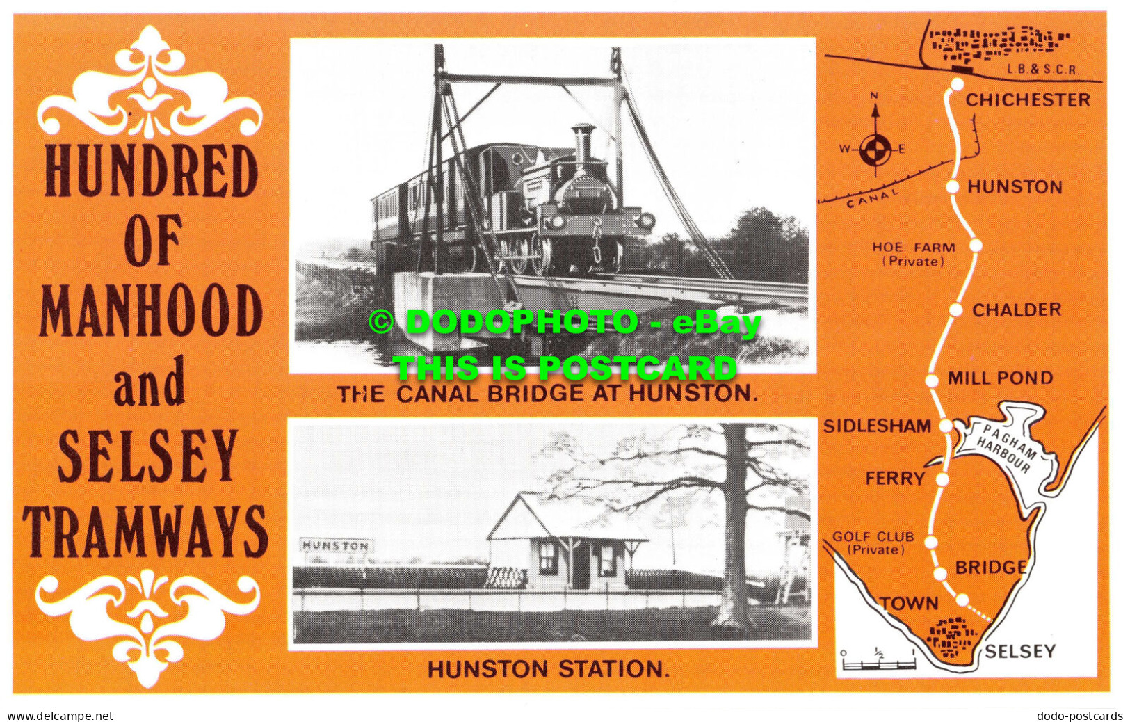 R542970 Hundred Of Manhood And Selsey Tramways. Hunston Station. Dalkeith Pictur - World