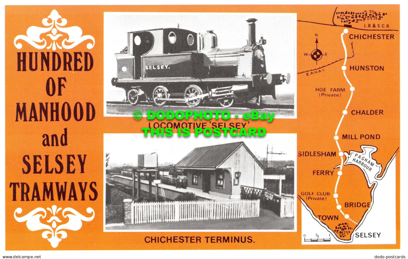 R542971 Hundred Of Manhood And Selsey Tramways. Chichester Terminus. Dalkeith Pi - World