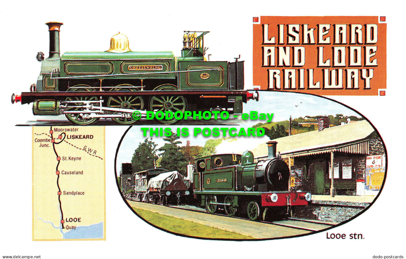 R542975 Liskeard And Looe Railway. Looe Stn. Dalkeith Picture Postcard. No. 465. - World