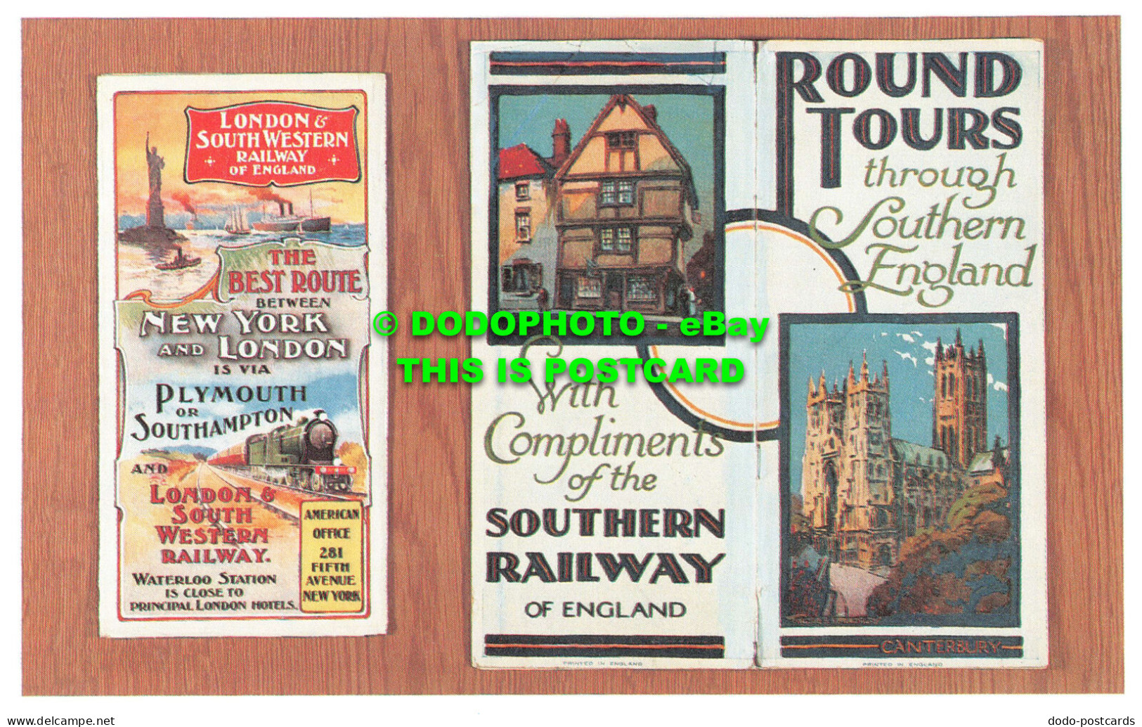 R542978 Round Tours Through Southern Railway. Dalkeith Picture Postcard. No. 246 - World