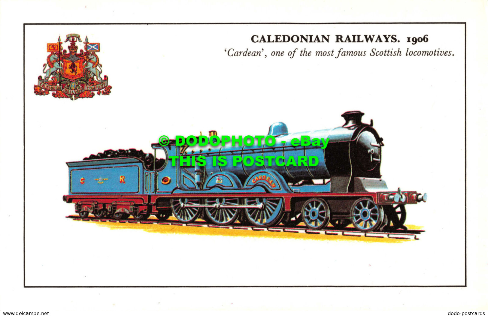R542995 Caledonian Railways. Cardean One Of The Most Famous Scottish Locomotives - World