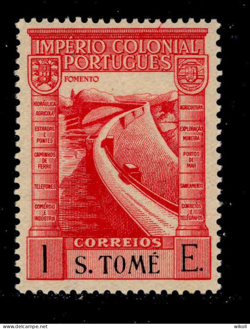 ! ! St. Thomas - 1938 Imperio Vasco Gama Short "S. TOME" 1 E - Af. 310 - MH - St. Thomas & Prince