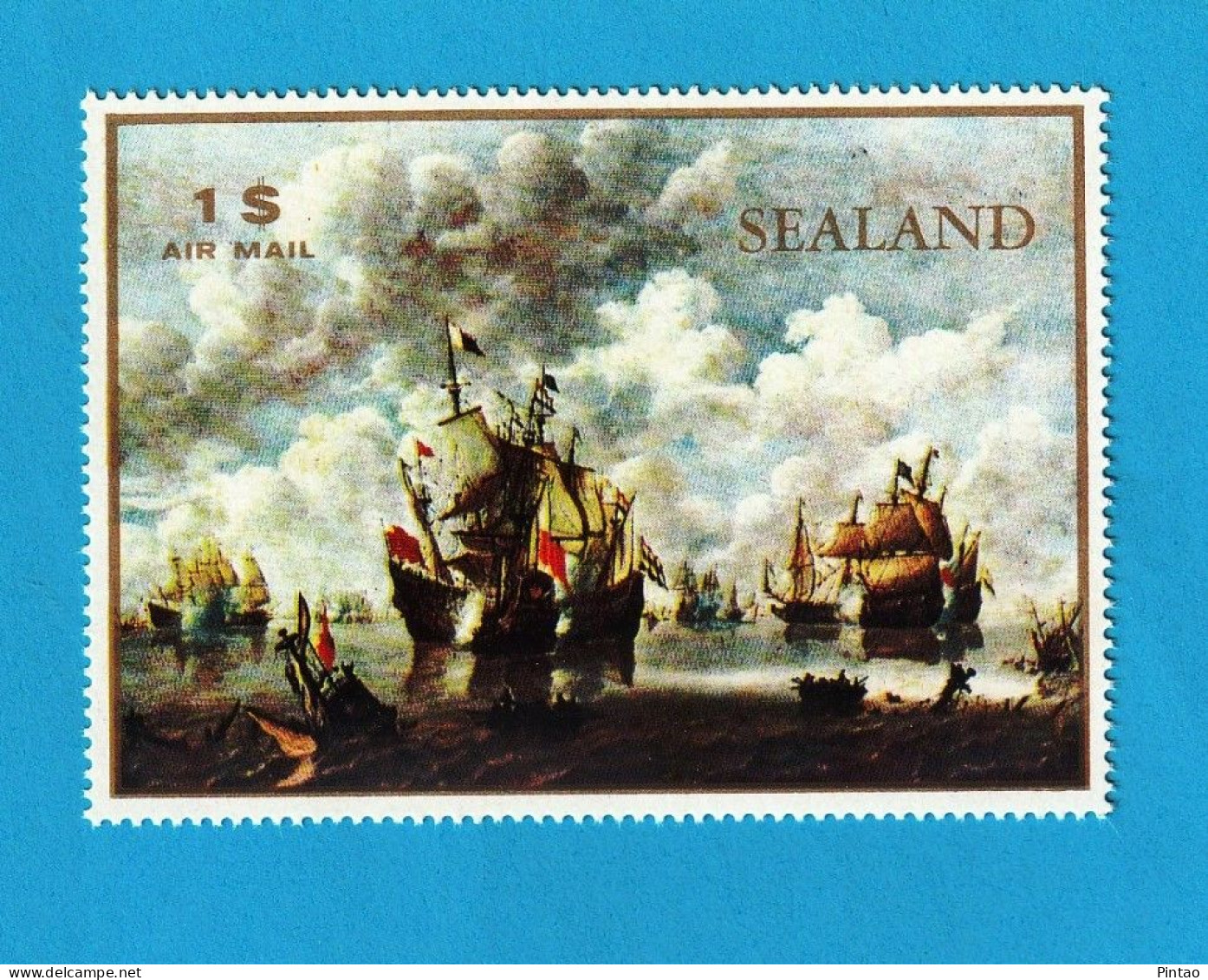 BAR8727s- SEALAND 1970- MNH (PINTURA - BARCOS) - Otros & Sin Clasificación