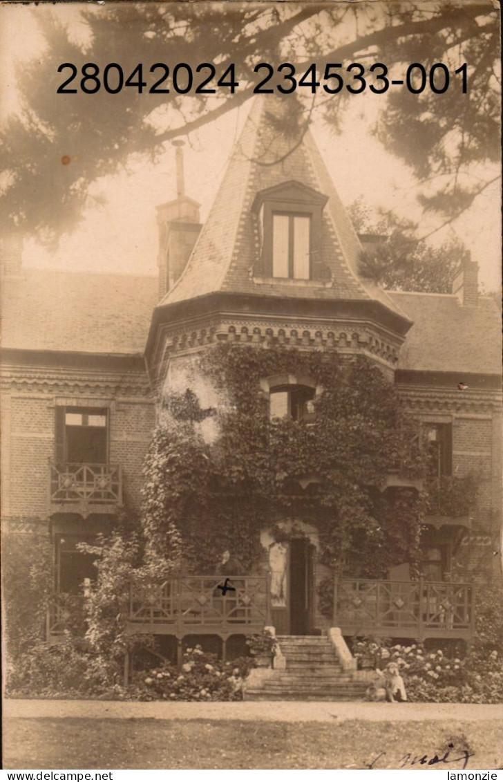 Villa à Identifier Aux Environs De Dieppe. Carte-Photo.. (scans Recto-verso) - Dieppe