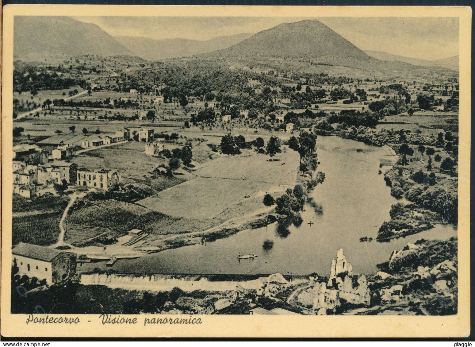 °°° 30850 - PONTECORVO - VISIONE PANORAMICA (FR) 1956 °°° - Autres & Non Classés