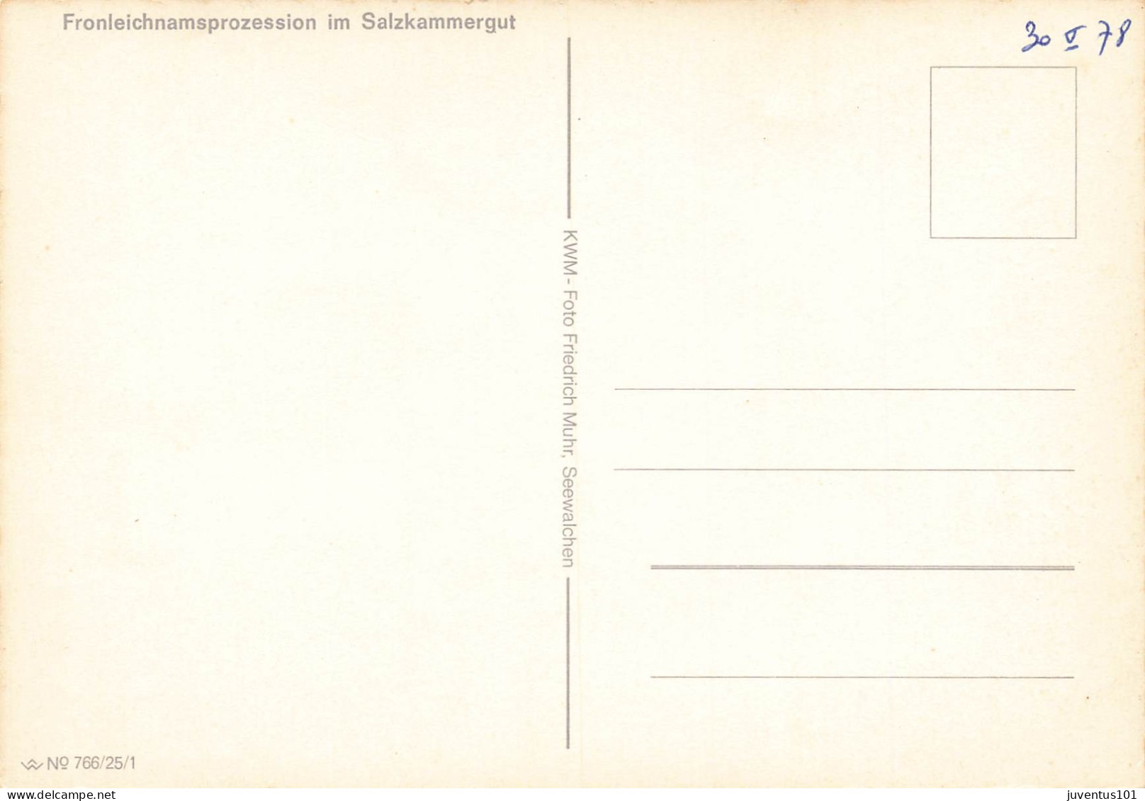 CPSM Fronleichnamsprozession Im Salzkammergut-RARE    L2875 - Other & Unclassified