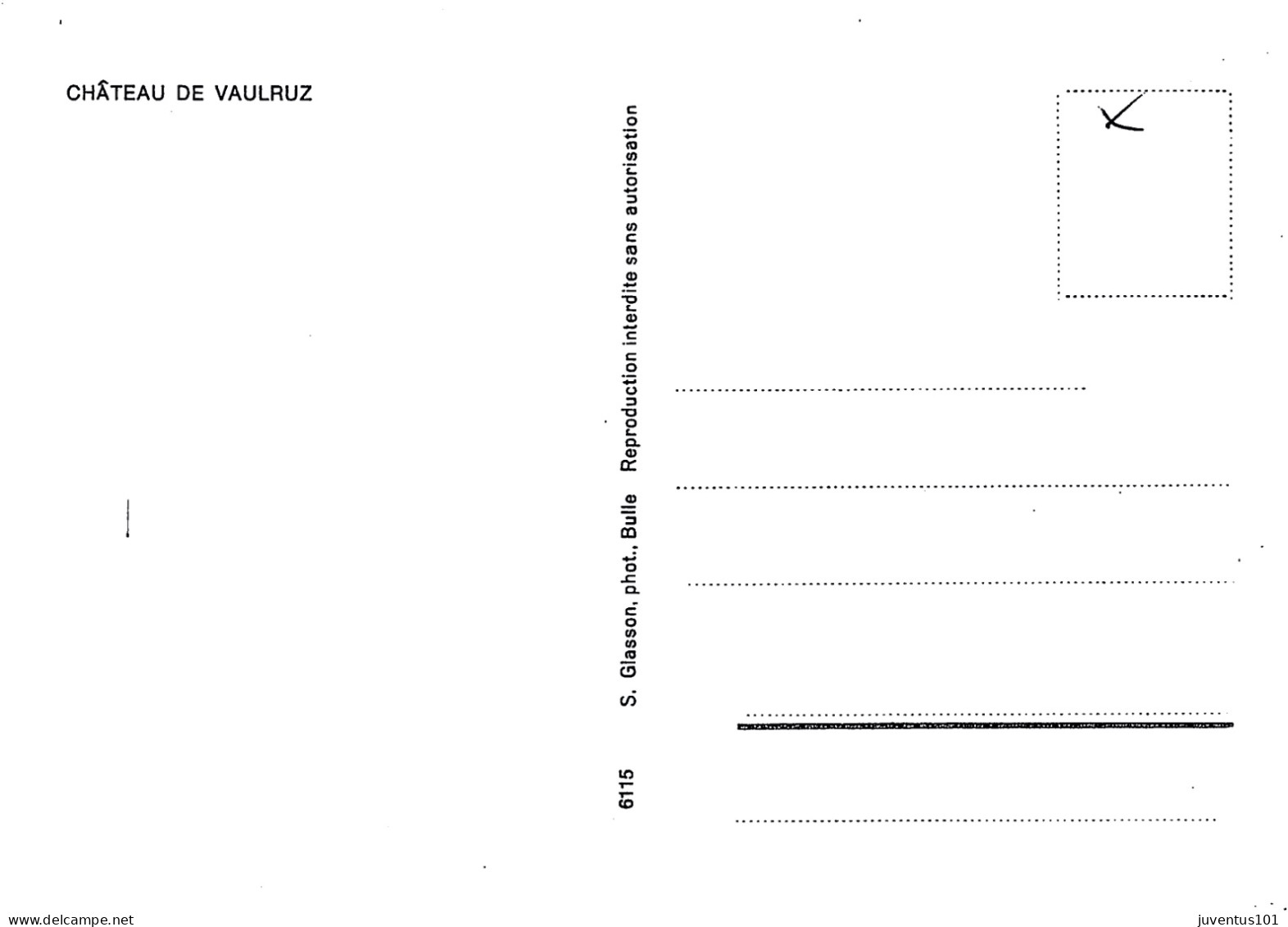 CPSM Château De Vaulruz-RARE    L2875 - Altri & Non Classificati