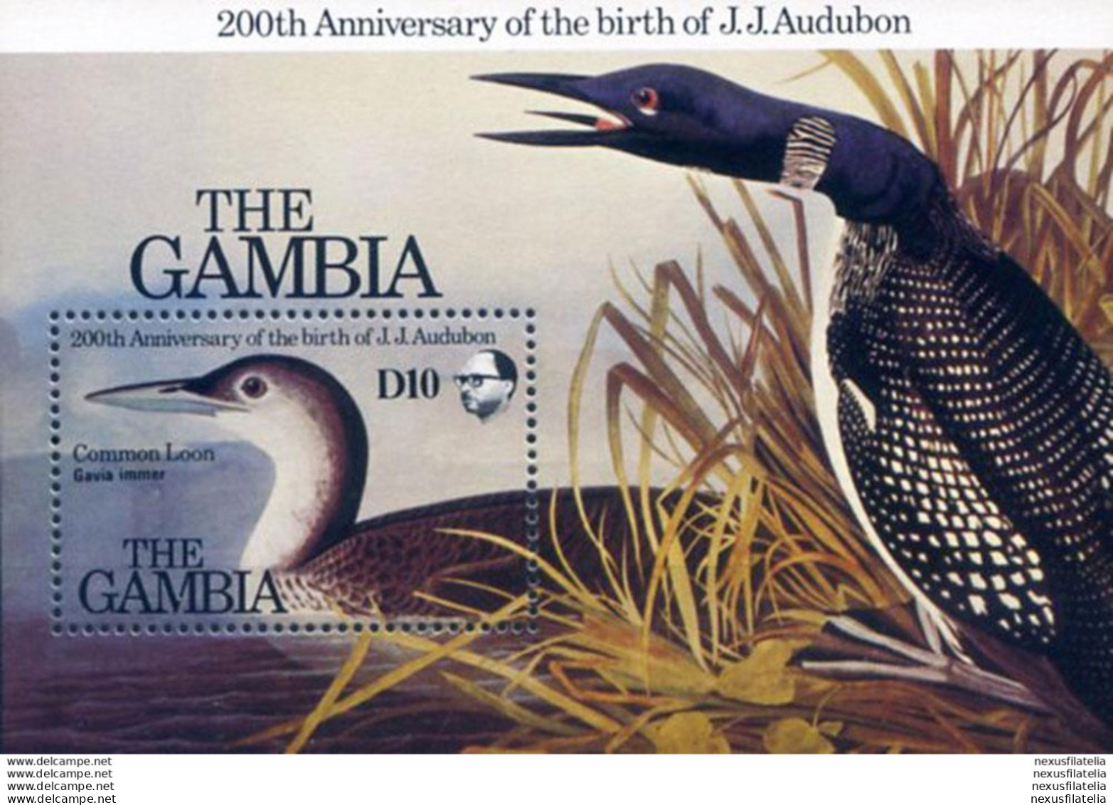 Fauna. Uccelli 1985. - Gambia (1965-...)