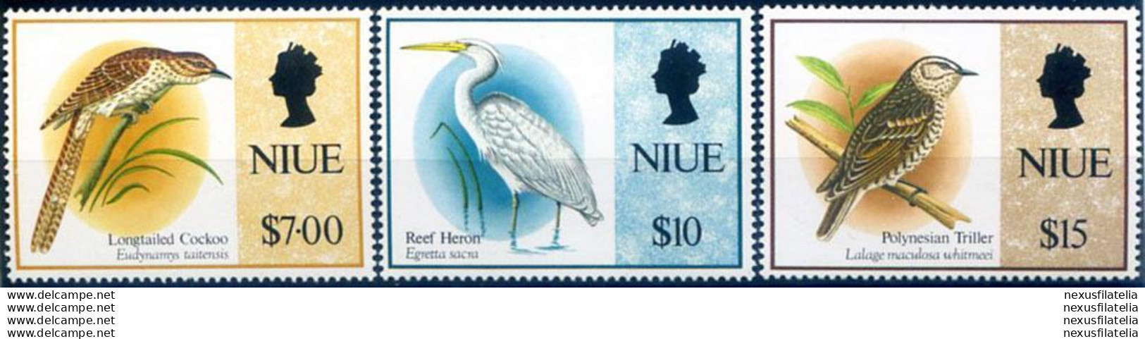 Definitiva. Fauna. Uccelli. Alti Valori 1993. - Niue