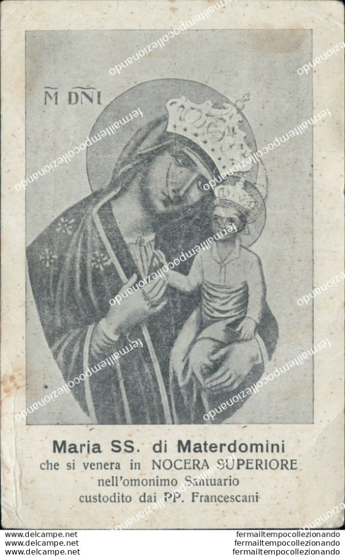 Bh224 Cartolina Nocera Superiore Maria Ss. Di Materdomini Provincia Di Salerno - Salerno