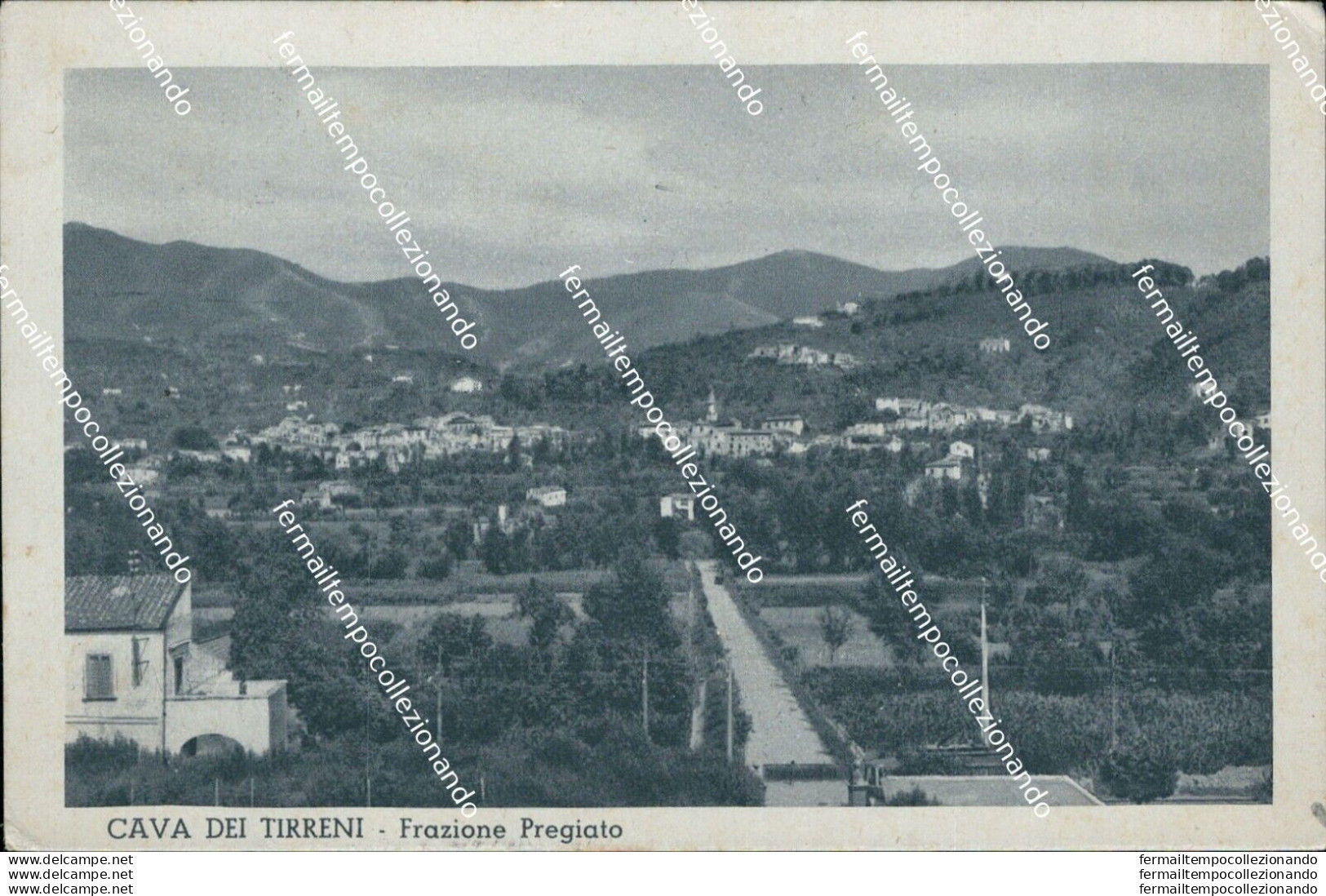 Bh63 Cartolina Cava Dei Tirreni Frazione Pregiato Provincia Di Salerno - Salerno