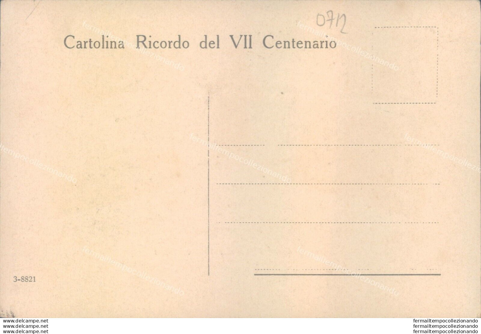 O712 Cartolina Baronissi Cartolina Ricordo Del VII Centenario Prov Di Salerno - Salerno