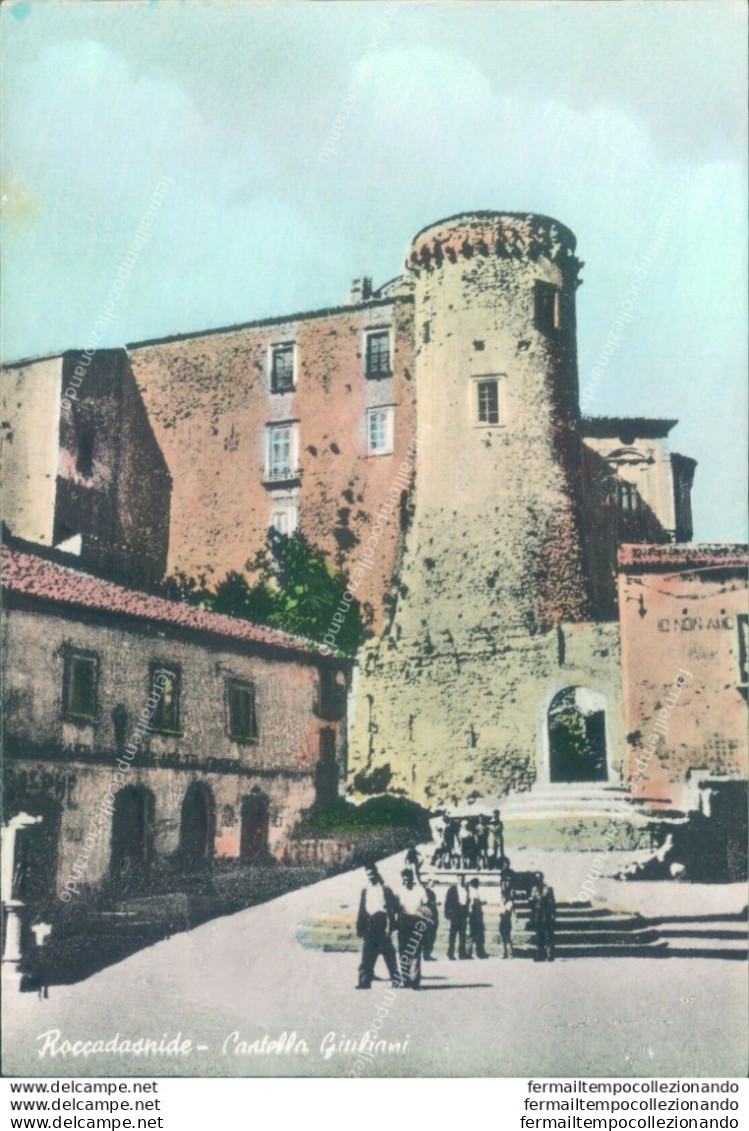 P712 Cartolina Roccadaspide Castello Giuliani Provincia Di Salerno - Salerno