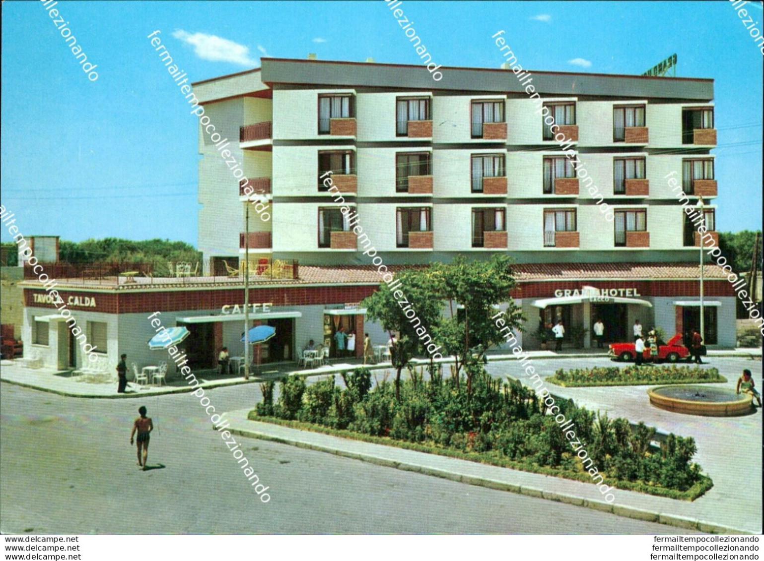 Bl448 Cartolina Lido Di Metaponto Grand Hotel Sacco Matera - Matera