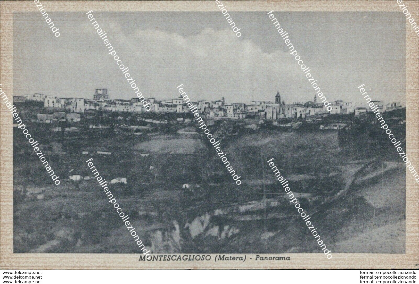 Bl475 Cartolina Montecaglioso Panorama Provincia Di Matera - Matera