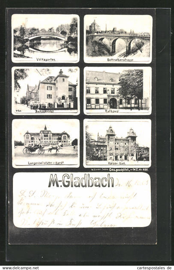 AK Mönchengladbach, Lungenheilstätte Zu Hardt, Bettratherstrasse  - Moenchengladbach