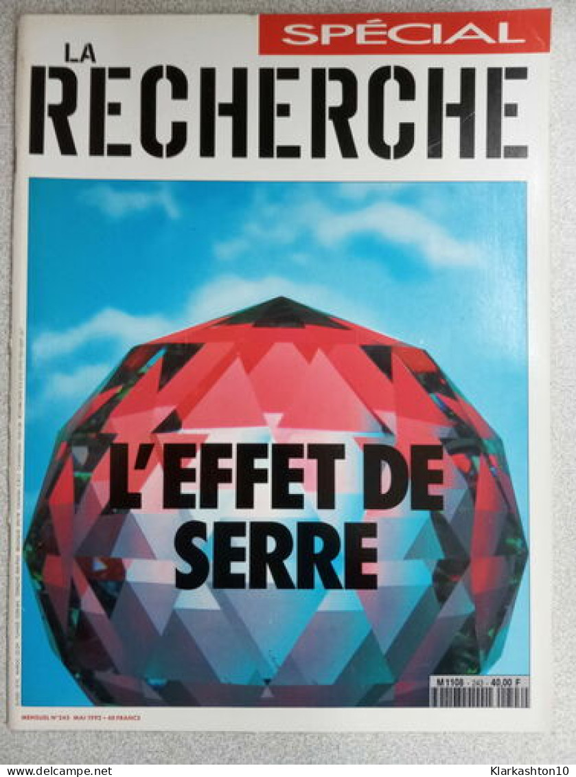 La Recherche Nº 243 / Mai 1992 - Autres & Non Classés